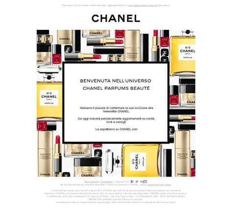 newsletter chanel|Chanel official website.